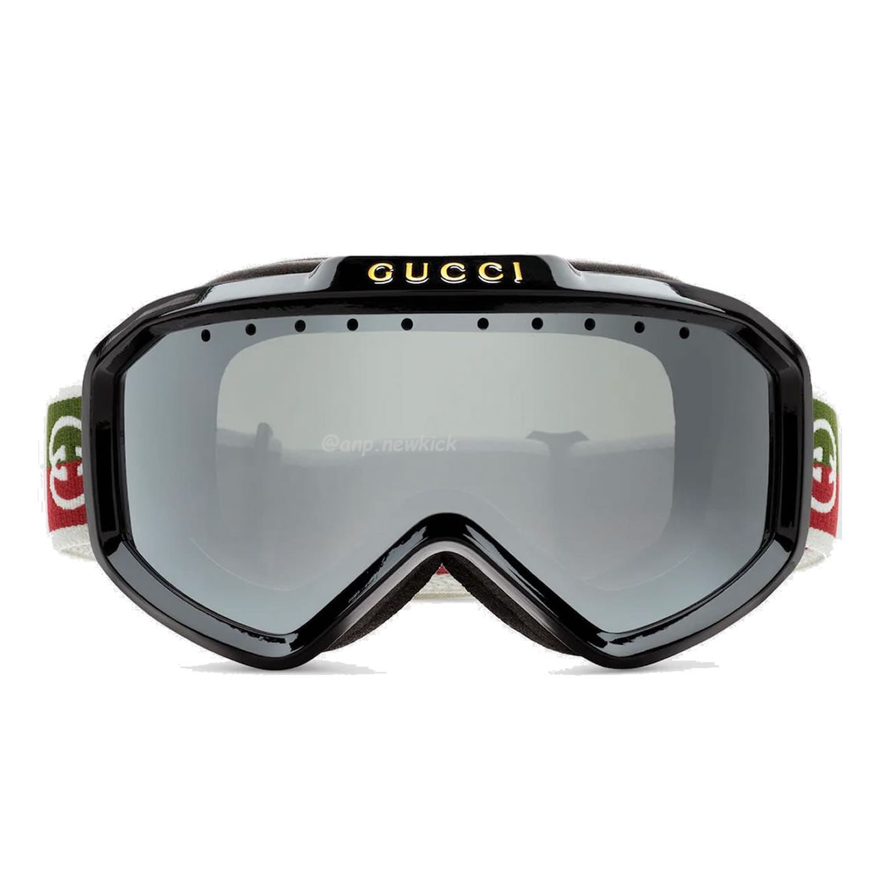 Gucci Ski Goggle Black Pink Olive Green White (3) - newkick.cc